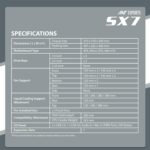 Ant Esports SX7 Mid- Tower Computer Case/Gaming Cabinet - Black | Support ATX, Micro-ATX, Mini-ITX | Pre-Installed 3 x 120mm Front Fans - Image 7