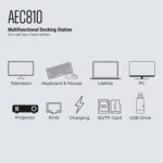 Ant Esports AEC810 8in1 Type C Multifuntional Docking Station - Image 8