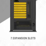 Ant Esports 511 AIR 5F Mid-Tower Computer Case/Gaming Cabinet - Black | Pre-Installed 5 ARGB Fans - Image 6