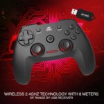 Ant Esports GP300 Pro V2 Wireless Gaming Controller, Compatible for PC & Laptop (Windows 10/8 /7 XP, Steam) / PS3 - Image 2