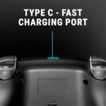 Ant Esports GP400 RGB Wireless Gamepad | Hall Effect Triggers & Joystick | Double Shock, Six-Axis Sensor, Turbo Function | 1000mAh Battery, 12H Playtime | PC/PS4/PS3/Switch/Android/iOS – Black - Image 8