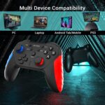 Ant Esports GP310 Wireless Gamepad, 2.4GHz USB Nano Receiver, Dual Vibration Feedback, 4-Switch D-Pad, Controller for PC (Windows 11/10/8/7, Steam), PS3 & Android - Image 2