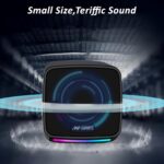 Ant Esports GS195 Computer Speakers with Colorful RGB Lights 5Watts x 2, USB Powered 3.5mm Aux- in Mini PC Speakers, Small Computer Speakers USB Powered 3.5mm Aux Speaker for PC,Laptop,Tablet,Phone - Image 7