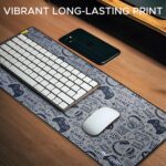 Ant Esports Gamerz Paradise Theme Extended Mouse Pad – 900x400mm Large Waterproof Desk Mat, Non-Slip Rubber Base, Keyboard & Mouse Mat for Gaming Setup, Office & Home – Grey Multicolor Design - Image 3